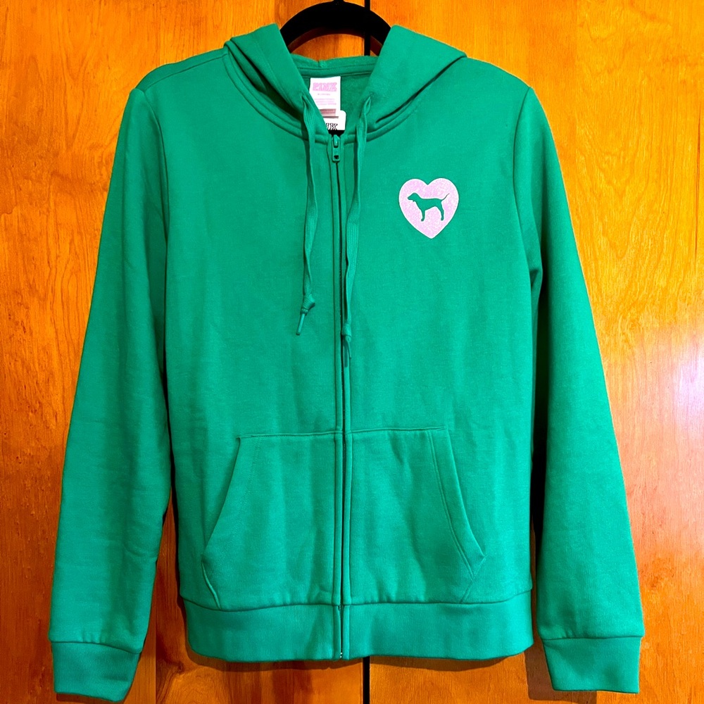 VS PINK Every Day Fleece Hoodie Jacket (only)